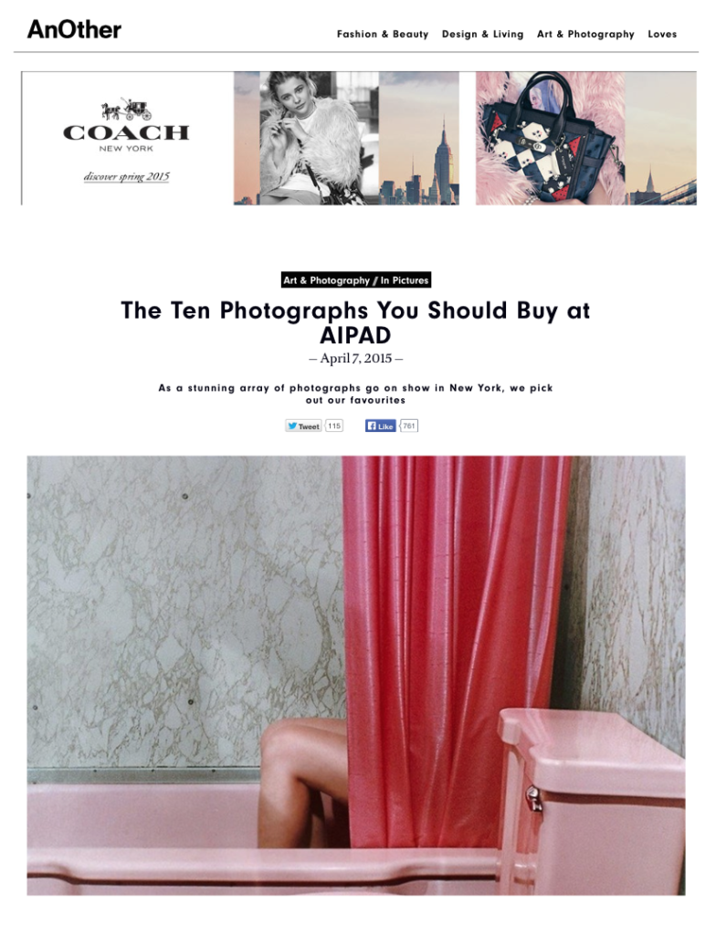 10 PHOTOGRAPHS TO BUY AT AIPAD 2015