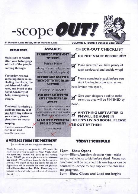 Scope London - 21- 24 Ottobre 2005
