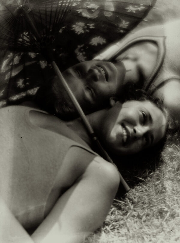 Bathers with Parasol