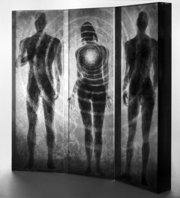 Glass gellage XLIV (Triptich)